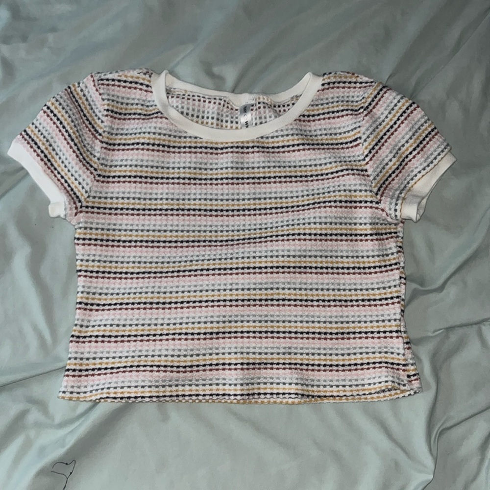 Rainbow crop top